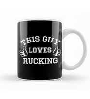 Rugby Union This Guy Loves Rucking Six Nations Logo Kupa Bardak Porselen