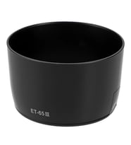 Ayex ET-65III Parasoley – Canon EF 85mm / 100mm / 135mm / 70-210mm / 100-300mm ile Uyumlu Lens Hood (Siyah)