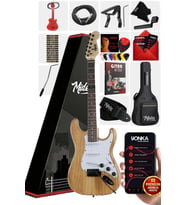Midex RPH-320WD Ahşap Renk Strat Kasa SSS Elektro Gitar Seti