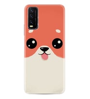 Vivo Y11S Kılıf Silikon Desen Özel Seri Sevimli Köpek 1731