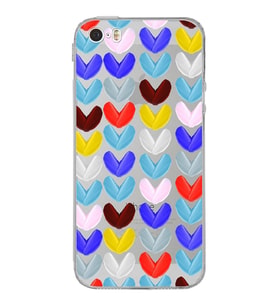 PrintiFy Iphone 5 ile Uyumlu Water Color 1  Kamera Korumalı Şeffaf  Kılıf