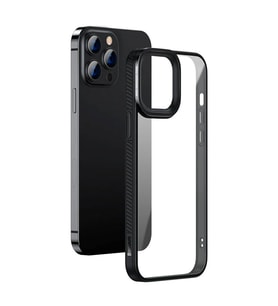 Baseus Crystal iPhone 13 Pro 6.1 Kılıf Jel Çerçeve Zırhlı Silikon Kılıf-(577 - SSSSSS4733-6