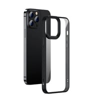 Baseus Crystal iPhone 13 Pro 6.1 Kılıf Jel Çerçeve Zırhlı Silikon Kılıf-(577 - SSSSSS4733-6
