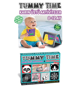 DIYTOY Tummy Time Aynalı Zeka Kartları-eğitici Kartlar