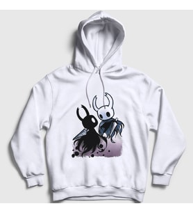 Presmono Unisex Beyaz Shade Oyun Hollow Knight Kapüşonlu Sweatshirt 493357tt