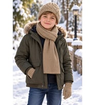 KİTTİ 26180-12 ERKEK 9-15 YAŞ ATKI BERE ELDİVEN SET