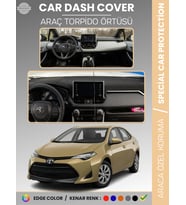 TOYOTA COROLLA (2019+) TORPİDO ÖRTÜSÜ E210 KASA HAYALET EKRANSIZ ANALOG GÖSTERGELİ TORPİDO KORUMA