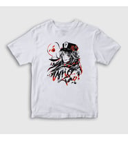 Presmono Unisex Çocuk Beyaz Hu Tao Oyun Genshin Impact T-Shirt 359679tt