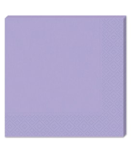 Makaron Peçete, 33 x 33 cm - 16 Adet - Lila (STD)