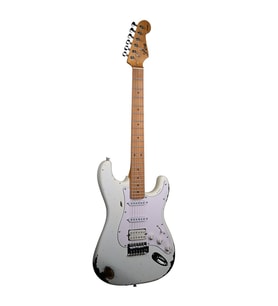 Lea RLC-100 PW Limited Edition Heavy Relic Elektro Gitar (Polar White)