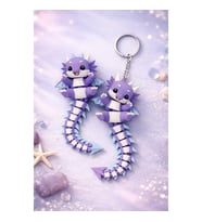 Sevimli Hareketli Ejderha Anahtarlık – Flexi Baby Dragon Fidget Oyuncak Çanta Aksesuarı