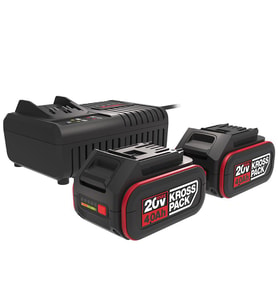 Kress KAD21 20Volt 4.0Ah Li-ion KrossPack 2 Adet Akü ve Akü Şarj Cihazı