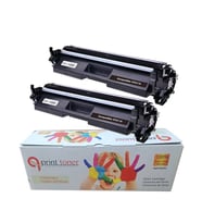 HP Çipli 17A CF217A 2'li Ekonomik Paket Garantili Uyumlu Toner M102A/M120W/M130A Muadil Toner (Siyah)
