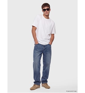 LCW Jeans İndigo Baggy Fit Erkek Jean Pantolon