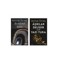 Evvelotel - Saklı + Aşıklar Delidir Ya Da Yazı Tura- 2 Kitap Set - Iş Bankası Özel Set Evvelotel - S