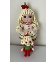 Rose Bebek ve Oyun Arkadaşı Amigurumi Organik Oyuncak