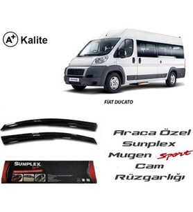 Fiat Ducato Cam Rüzgarlığı Mugen Tip Sunplex 2 Li