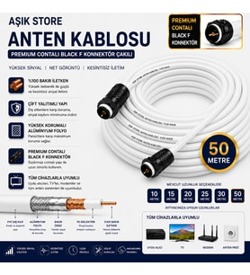 Premium Anten Kablosu 50 Metre