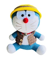 Doraemon Amigurumi Organik Oyuncak