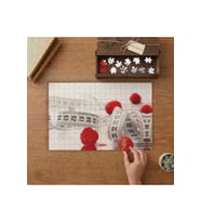 Meyveler- Çetvel- Sağlıklı Beslenme- Diyet Tasarımı 240 parça Ahşap Puzzle Ahşap Kutuda MP00142