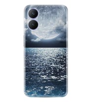 Vivo Y17S Kılıf Resimli Desenli Baskılı Silikon Great Moon 1301