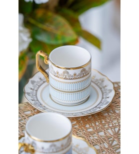 Eloise 6 Kişilik Kahve Fincanı Takımı - 90 ml