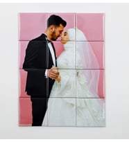 Kişiye Özel Fotoğraf Puzzle Mıknatıslı  Metal Magnet