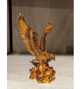 Swarovski Taşlı Kartal Mücevherlik / Dekoratif Biblo (Beyaz)