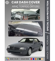 MERCEDES SL R129 (1989-2001) Torpido Örtüsü Premium Kalite Torpido Koruma Özel Kesim UV Koruma