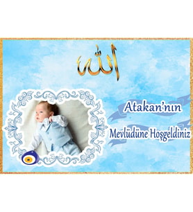 Bebek Mevlüt Erkek Magnet 16 Adet-