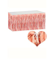 Mat Rose Gold Renk Masa Püskülü 240x 75 cm