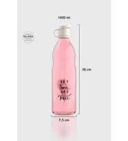 Renga Zen Let the Sea Set 1000 ml Cam Şişe 182050 Pembe-Bej