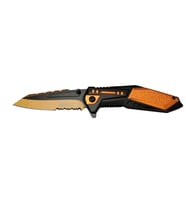 Mtech 4171 Tcu Kamp Çakı 21Cm - Yarı Otomatik, Kemerlikli, Testere Detaylı