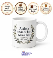 Aydınlı Hemşehriye İsimli Baskılı Kupa Bardak Hediye