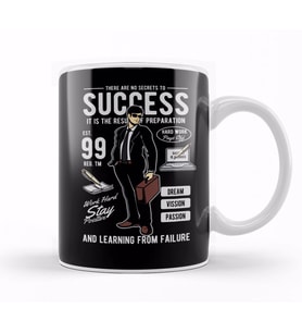 No Secrets To Success Kupa Bardak Porselen