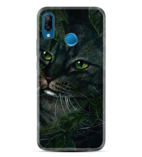Huawei P20 Lite Mate 10 20 Lite Pro P40 Lite KılıfDesemli Silikon Flowers Cat 1345