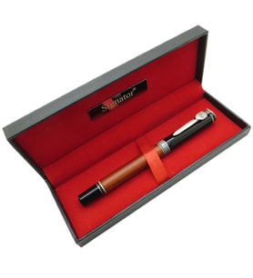 Signator® T516 Ahşap Siyah Roller Kalem  İsme Özel Kalem  Hediyelik Kalem (Karışık)