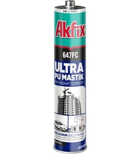 Akfix Pu Mastik Siyah 280 ml 647fc