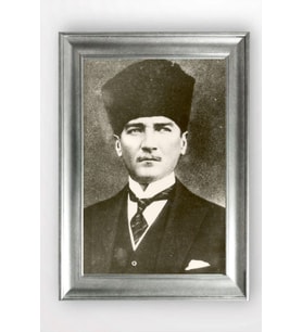 Gümüş Çerçeveli Atatürk Tablo a662
