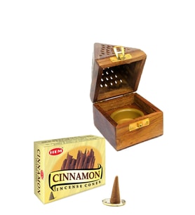 Konik Tütsü Yakma Kutusu Cinnamon Cones (Çok Renkli-Multı)