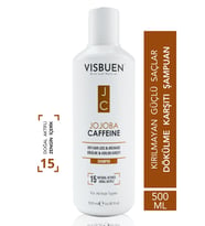 Jojoba & Kafein 15 Doğal Aktifli Saç Dökülmesine ve Kırılmasına Karşı Şampuan
