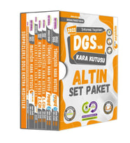 DGS’nin Kara Kutusu Altın Paket Set Dijital Çözümlü Konu Özetli Çıkmış Soru Bank