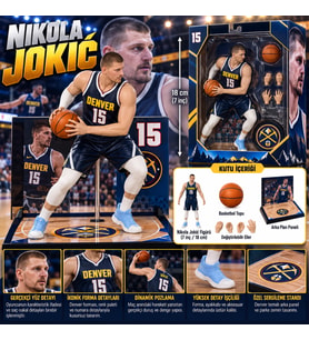 Nikola Jokic Figür (Denver Nuggets) 18 cm