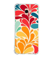 PrintiFy Samsung Galaxy J4+ Plus Uyumlu Retro Color 5 Baskılı Şeffaf Köşe Korumalı Antişok Kılıf