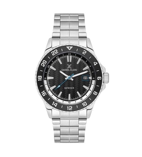 DK.1.13818-1 Submarine Tasarım Sabit Bezel Suya Dayanıklı Çelik Kaplama Metalik Renk Er (Turkuaz)