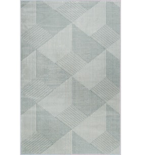 Eliana Home Baskılı, Yıkanabilir Kaymaz Taban Salon Halısı LNA1085 100x150 cm (Yeşil)