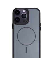 iPhone 14 Pro 6.1" MagSafe Destekli Premium Soft Silikon Kılıf Kömür