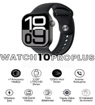 Watch 10 Pro Plus HK10 Akıllı Saat (Siyah)