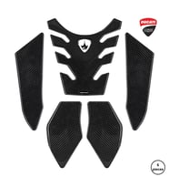 Grippatch - Ducati Multistrada 950-1200 2023 ile Uyumlu Kaydırmaz 6D Karbon 6 Parça Tank Pad Seti GC37