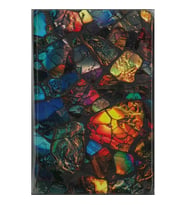 DEFFTER JUST ART- IFICAL BROKEN GLASS SERT KAPAK 13.5x21cm ÇİZGİLİ DEFTER 96 YP.